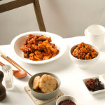 [1kg 세트] HACCP인증 춘천 광덕 장가네 철판 양념닭갈비 (쌀떡 우동사리 야채 포함) : 춘천 광덕 장가네 닭갈비