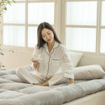 두꺼운 사계절 자가발열 집착 플리스 양털토퍼 매트리스 라텍스 : 유앤아이 커머스