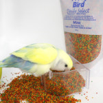 앵무새 펠렛 프리티버드 데일리 셀렉트 미니 350g 새 사료 먹이 모이 밥 용품 간식 코뉴어 퀘이커 모란 왕관 잉꼬 사랑앵무 : 리프패럿