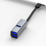 엑토 무전원 외장하드(5TB) 지원 C타입 전원 3포트 허브 (HUB-51) PC 노트북 스마트폰 호환 : 홈앤스쿨