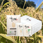 25년 햅쌀 유기농 백세미 6kg : 목화골 우리농산