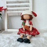 컨츄리인형 만들기 재료 핸드메이드 손바느질 인형 퀼트 캐롯인형 : 스위티퀼트