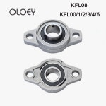 베개 블록 베어링 4 개 KFL08 KFL000 KFL001 KFL002 KFL003 KFL004 KFL005 8/10/12/15/17/20/25mm 아연 합금 직경 보어 플랜지 : 믿고마켓