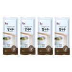 글루텐프리 쌀 칼국수면 500gx4팩 국내산 우리쌀 95% 숙면 한면 우리미단 서산 쌀면 : 하비그라운드