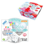촉감놀이 색감교육 칼라 천사점토 30g 대용량 하양 어린이집 유치원 초등학교 만들기 : 더비츠로