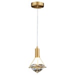 구리 LED 샹들리에 다이닝 룸 섬 K9 크리스탈 라이트 레스토랑 바 사무실 포스트 모던 펜던트 램프 : 직구의신상 1호점