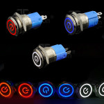 LED 크롬토글 방수 푸쉬 락 스위치 (16mm) : 주식회사 승원전자