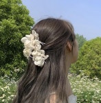 [봄 헤어] 여름 꽃 바캉스 데이트 러블리 올림머리 악세사리 해바라기 집게핀 : 풀문shop