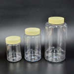 pet병 페트병 원형 투명 플라스틱병 샘플병 공병 냉장고정리용기 견과류통 500ml : 성광실리텍