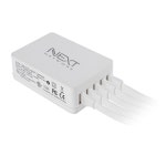 넥스트 NEXT-05AC USB 5포트 멀티 AC 충전기 : 주식회사와이파이