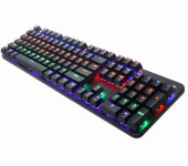 COX CK420 교체축 레인보우 LED 게이밍 기계식 키보드 (블랙, 갈축) : 키보드-케이스 정품 스토어