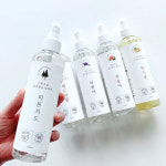 더허브샵 공기정화 스프레이 섬유탈취제 250ml 에센셜오일 항균 섬유향수 피톤치드 블랙체리 라벤더 한라봉 새집증후군 공기청정... 