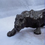 Song voge gem S0785 서양 유럽 세련된 구리 청동 조각 표범 치타 예술 : 도하가됴하