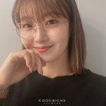어크루 애니 Annie ATBR 골드 라운드형 티타늄안경테 : 눈비체안경