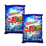 슈퍼크린 세탁세제10.5kgx2개 가루세제 : 럭키코스코