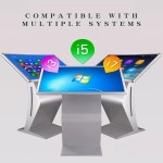 디지털사이니지 32 43 49 50 55 65 79 인치 안드로이드 HD 광고 플레이어, 호텔 몰 수평 셀프 서비스 터치 스크린 키오스크 : 도이치유로1