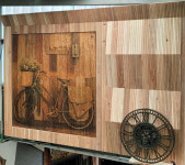 스기 무절 블럭 누바 18×130×2400㎜ 小골 단3장(재단가능) : DH우드랜드