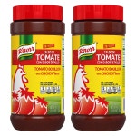 Knorr Chicken Tomato Bouillon Granulated 미국 크노르 치킨 토마토 부용 분말 닭고기 육수 조미료 1.14kg 2통 : 와이제이써클