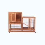 토끼 케이지 철제 토끼사육장 애완용 철장 친칠라 사육장 애완동물 토끼집 하우스 : 올타임레전드