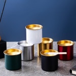 재떨이 가정용 무연 깔때기 을 애쉬 트레이 스테인레스 스틸 테이블 : 복만오상점