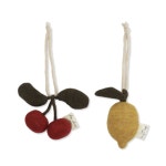 콩제슬래드 할동 링 장난감 - 체리/레몬 / KONGES SLØJD  ACTIVITY TOY - CHERRY/LEMON : Health Beauty