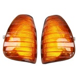 Car Turn Signal Indicator Corner Light Lfor Mercedes Benz W123 1976-1984 Yellow : 러블리포포