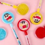 짱구 카트리지 연필 귀여운 캐릭터 샤프 펜슬 초등 학생 어린이 특이한 필기구 단체 선물 : 근처문구점