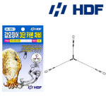 해동조구사(HDF) 갑오징어 3단 카본채비 HA-1900 쭈갑낚시 쭈갑채비 : 거제신신낚시