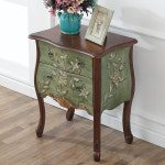 빈티지 침실 사이드 협탁 티 테이블 미니 수납장 탁장 : 엉뚱한 사람들