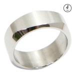 인디라벨 써지컬스틸 2컬러 사각 반지 : 인디 라벨