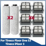 롤러 브러시 및 Hepa 필터 교체 Tineco Floor One S3 / iFloor 3 무선 습식 건식 진공 청소기 호환 예비 부품 타이네코 플로어 원... 
