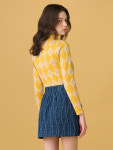 [디어피어] 웨이브 데님 스커트 블루 / WAVE DENIM SKIRT BLUE : 디어피어