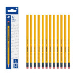 스테들러 옐로우펜슬 134 HB 1타(12입) 지우개 연필 : 오피스24
