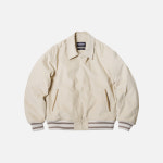 프리즘웍스 Corduroy varsity jacket 002 _ ivory : 우 스토어