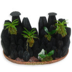 H010숯부작 공기정화참숯 숯화분 집들이선물 개업 제습용숯 승진축하 : 미라클 flower24