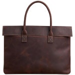 남성노트북가방 NASVA 가죽 남성 서류 가방 패션 트렌드 핸드백 어깨 메 가벼운서류가방 : 서현14우진