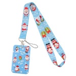 핸드폰액세서리 BH69 크리스마스 산타 끈 키에 대 한 키 체인 ID 카드 커 휴대폰용품 : 서현13원흥