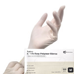 큐원 의료용 라텍스장갑 100매 일회용 진료용 아이보리 : 메디캠프