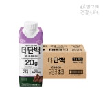 빙그레 더단백 프로틴음료 단백질 드링크 250ml 초코맛 18팩 + 커피맛 18팩 : 빙그레 본사직영몰