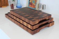 에이델 월넛 호두나무 엔드그레인 플레이팅 IGT 테이블 호환 도마 커팅보드 : 에이델 디자인 그룹