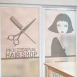 미용실 유리 시트지 창문 헤어샵 썬팅  im639-프로페셔널뷰티미용 : 핑크와나무 데코