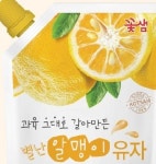 꽃샘 별난 알맹이 유자 1kg 8개(박스) : 언니네식품창고