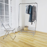 의류 디스플레이 스탠드 플로어 스탠딩 원목 조립식 : 예지상점