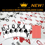 빅넘버 바코드 홀덤카드 트럼프 보드게임카드 (Big number barcode card) 61x88 : VIP 제이제이 트럼프카드