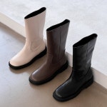 JA-J3216여성 미들부츠 둥근코 굽3cm : 비알상사