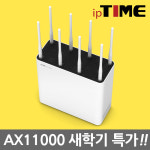 아이피타임 IP TIME AX11000 유무선 공유기 (4포트 / 기가비트 / 와이파이 6 / 안테나 8 / USB 2) : 마루테크몰