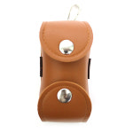 에이팀 심플 골프공 가죽 케이스 브라운 : 해피네이처