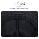 노인 모자 남자 겨울 스포츠 야구 따뜻한 아빠 양모 : 감각커머스