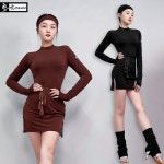 왕조 라틴 라인 원피스+벨트포함 여성댄스복AF-424 : 궁마켓