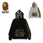 베이프 1ST CAMO SHARK FULL ZIP HOODIE M 후드 티셔츠 : 데일리도쿄